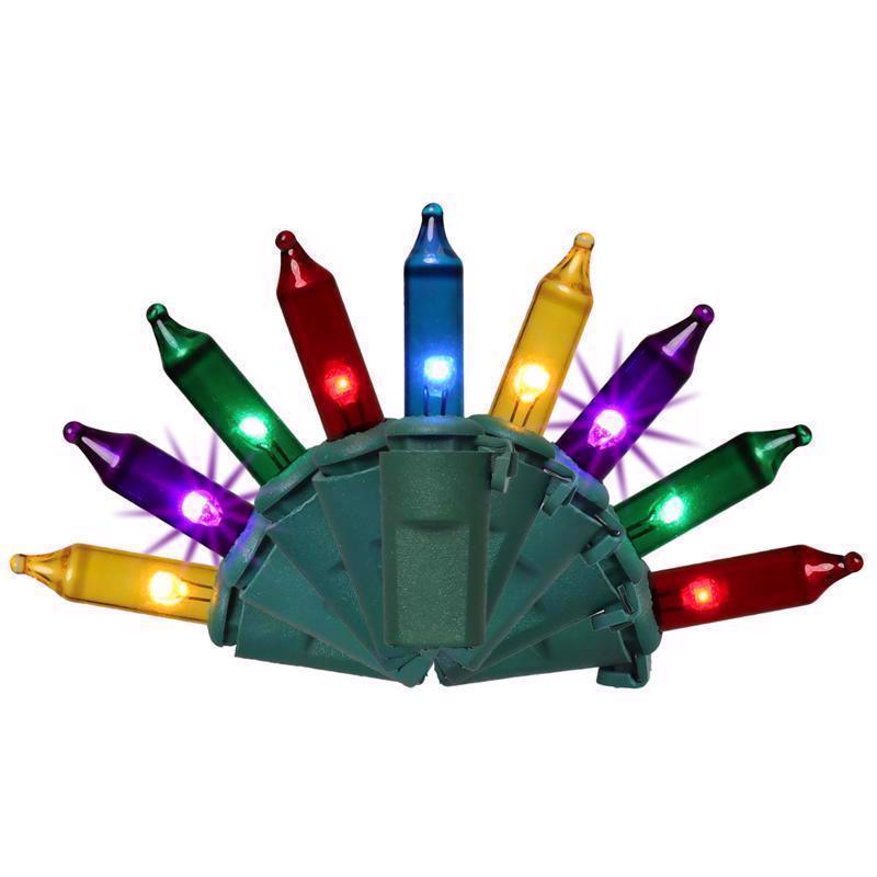 Celebrations Classic LED T5 Multicolored 100 ct String Christmas Lights 24.75 ft., Pack of 12