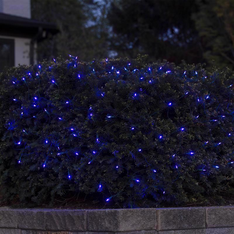 Celebrations Classic LED T5 Blue 100 ct Net Christmas Lights 4 ft.