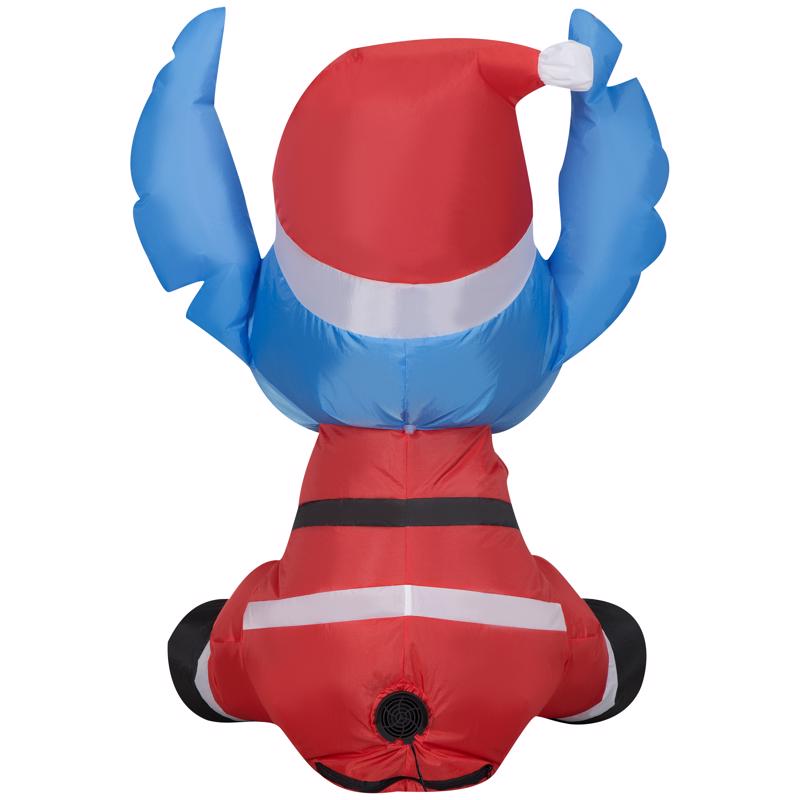 Disney Airblown Christmas Inflatable Stitch in Santa Suit 36 in. Inflatable, Pack of 6