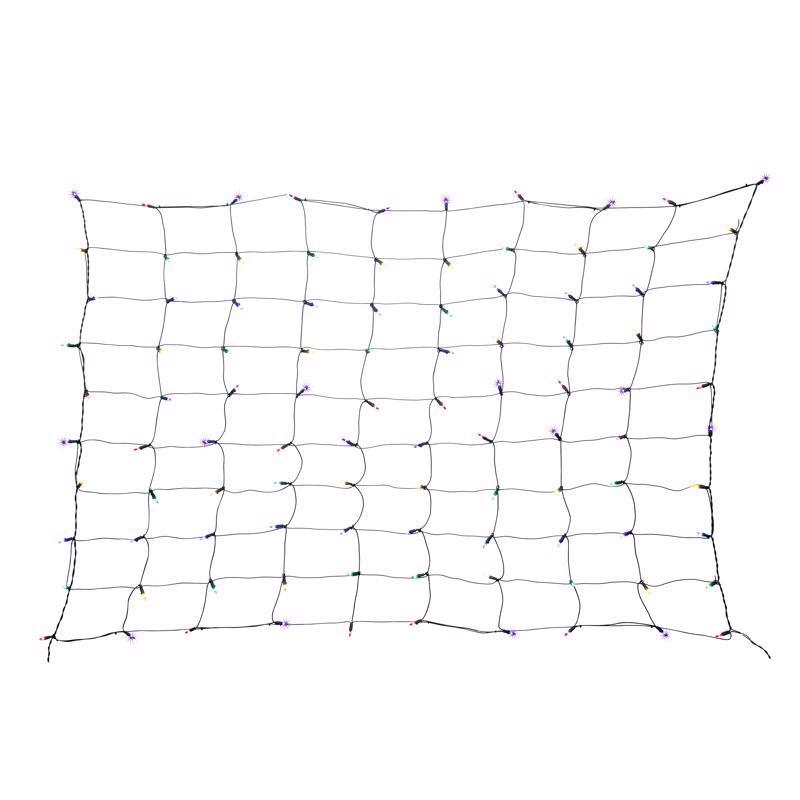 Celebrations Classic LED T5 Multicolored 100 ct Net Christmas Lights 4 ft.