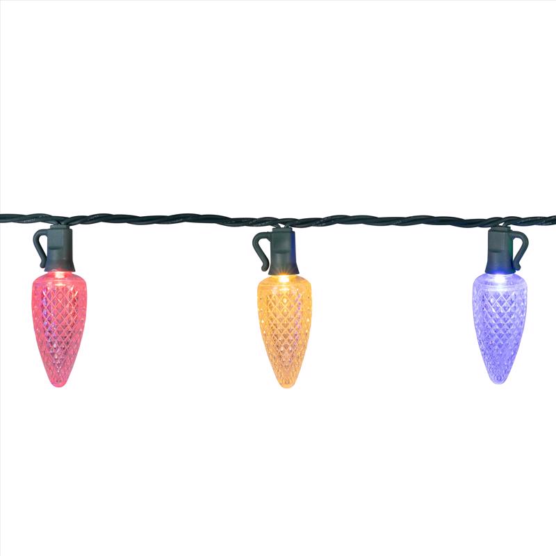 Celebrations LED C9 Multicolored 25 ct String Christmas Lights 8 ft.