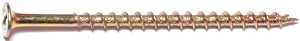 Midwest Fastener 10430 Screw, #8 Thread, Bugle Head, Phillips Drive, Zinc, Yellow