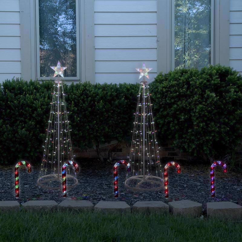 Celebrations Platinum Brilliant LED RGBW Outdoor Kit 4 ft. Yard Decor