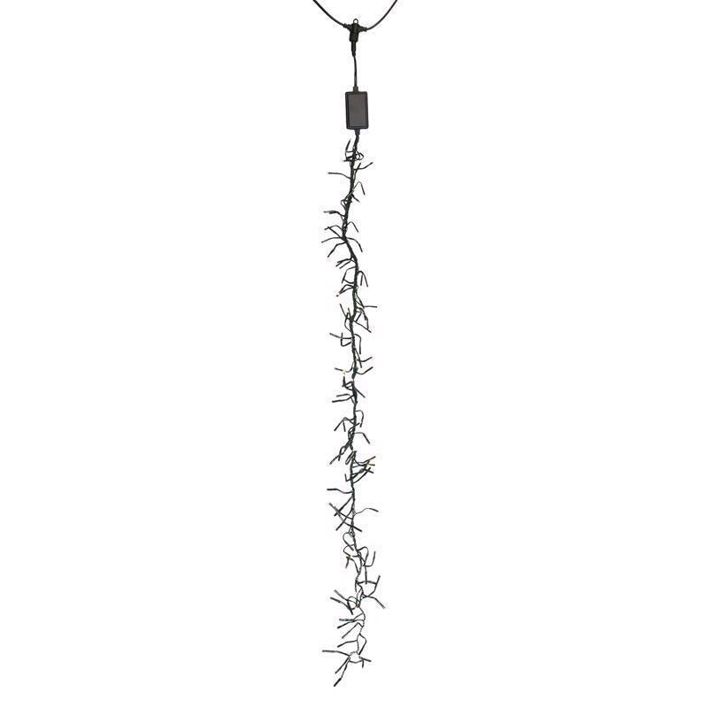 Celebrations LED Clear Cluster Rain Lights 47 in. Hanging Decor, Pack of 12