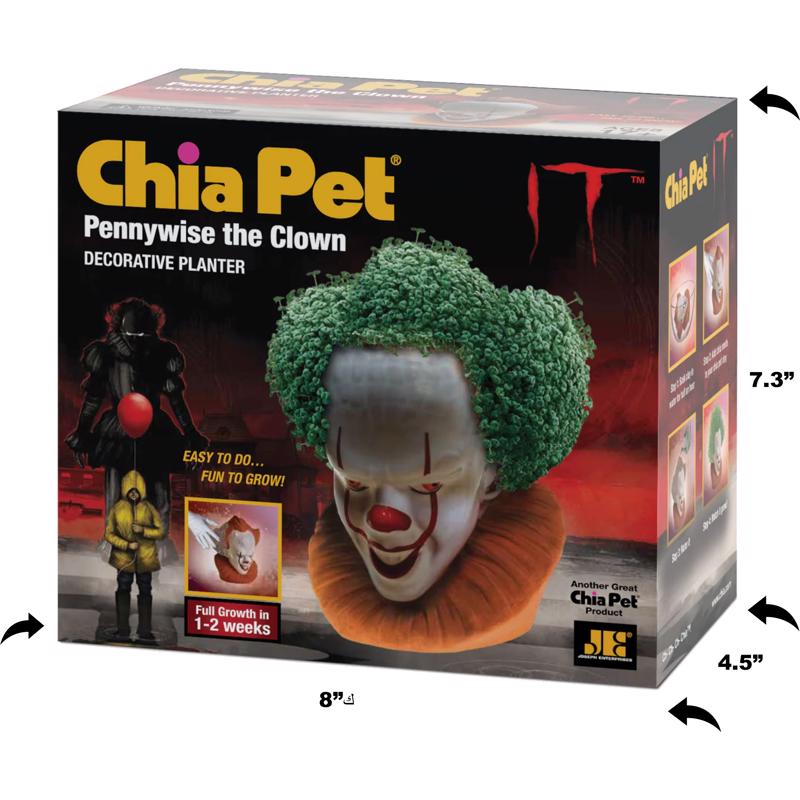 Chia Pet Pennywise the Clown Licensed Planter Clay 1 pk, Pack of 16