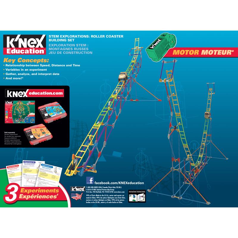 K'Nex Roller Coaster Building Set Toy 546 pc
