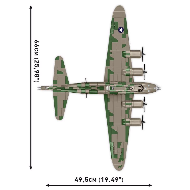 COBI Boeing B-17F Flying Fortress Airplane Block Set Multicolored 1376 pc