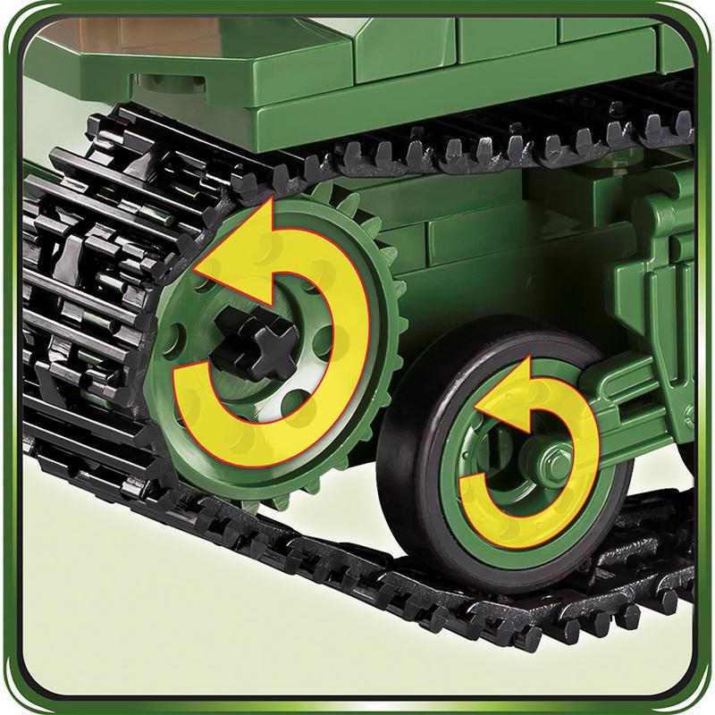 COBI Sherman M4A3E2 Block Set Green 720 pc