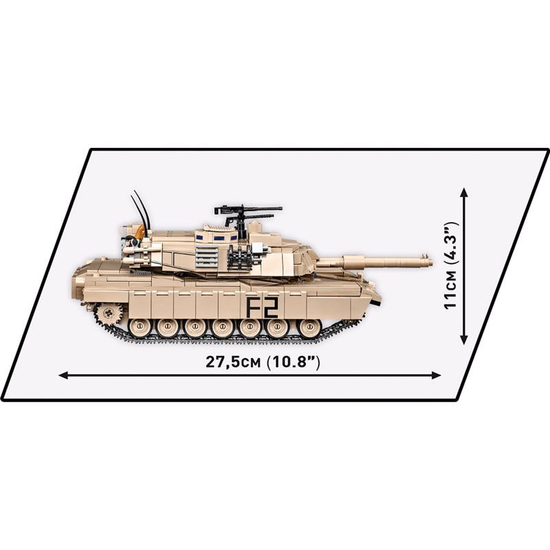 COBI M1A2 Abrams Tank Block Set Cream 975 pc