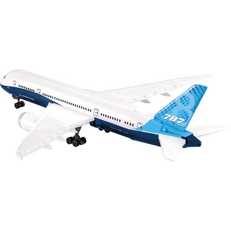 COBI Boeing 787 Airplane Block Set Blue/White 836 pc