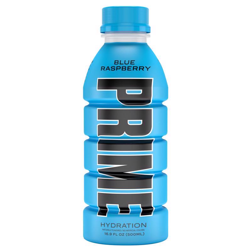 Prime Hydration Blue Raspberry Beverage 16.9 oz 1 pk, Pack of 12
