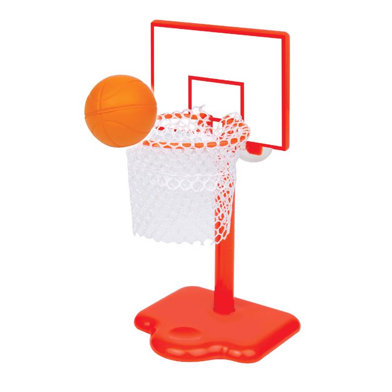 World's Tiniest Tiny Basketball Hoop Multicolored 5 pc