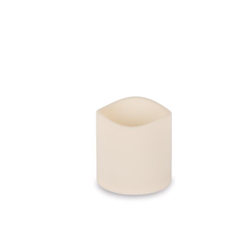 Gerson Bisque No Scent LED Flameless Flickering Candle, Pack of 4