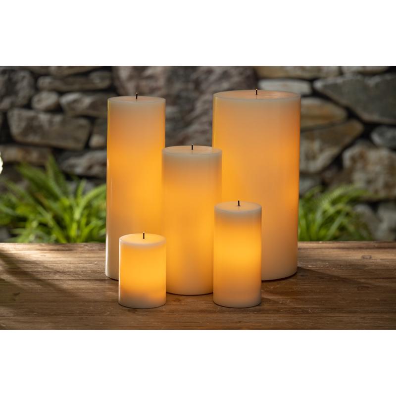 Gerson Bisque No Scent Flameless Flickering Candle, Pack of 12