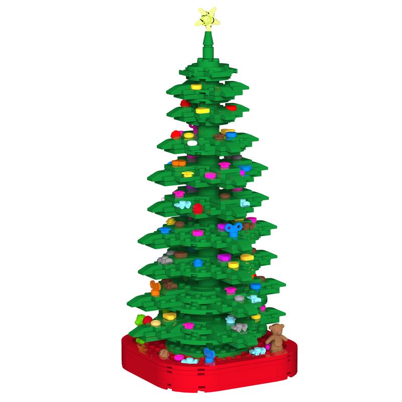 NovaBrix Block Set Block Set Green/Red 609 pc