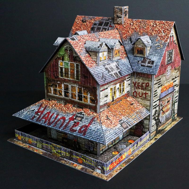 Eurographics Halloween Haunted House 3D Jigsaw Puzzle Multicolored 1100 pc