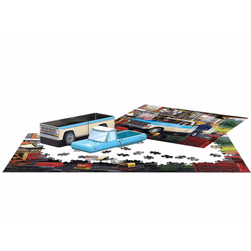 Eurographics Pickup Truck Tin Jigsaw Puzzle Multicolored 550 pc
