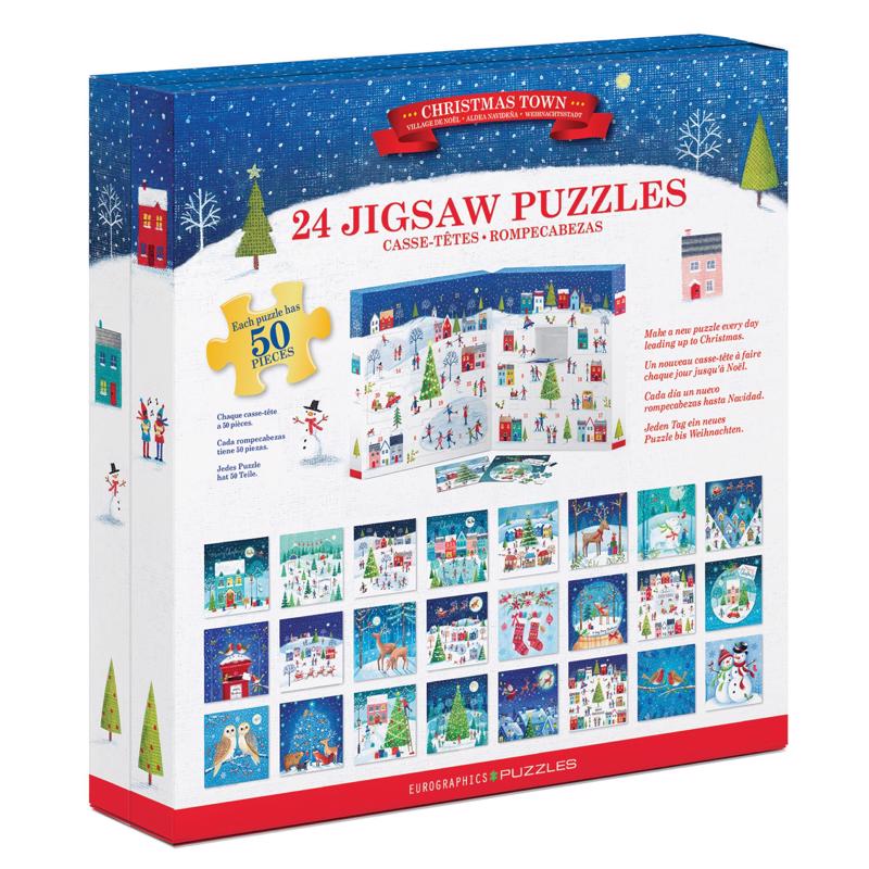 Eurographics Christmas Advent Calendar Puzzle Multicolored 1200 pc
