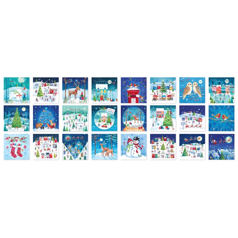 Eurographics Christmas Advent Calendar Puzzle Multicolored 1200 pc