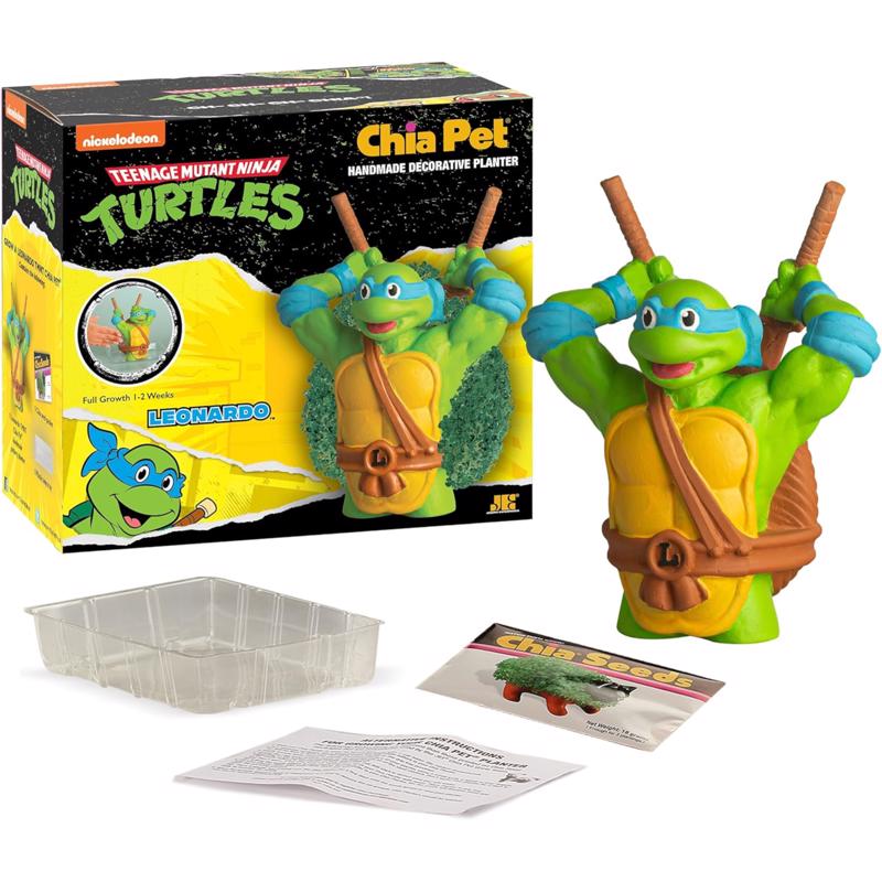 Chia Pet Teenage Mutant Ninja Turtle Decorative Planter Clay 1 pk, Pack of 16