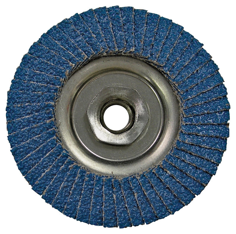 Vortec Pro 30827 Flap Disc, 4-1/2 in Dia, 5/8-11 Arbor, Non-Woven, 36 Grit, Coarse, Zirconia Alumina Abrasive