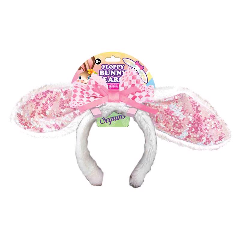 Shawshank LEDz Floppy Bunny Ears Headband 1 pk, Pack of 12