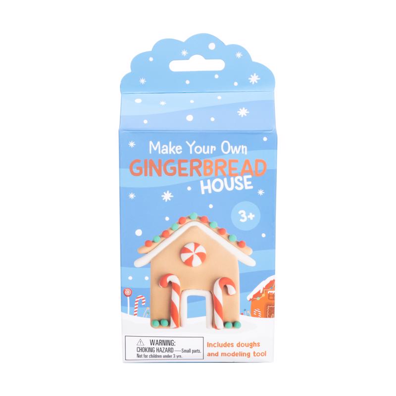 Fizz Make Your Own Gingerbread House Dough Craft Set Multicolored, Pack of 6