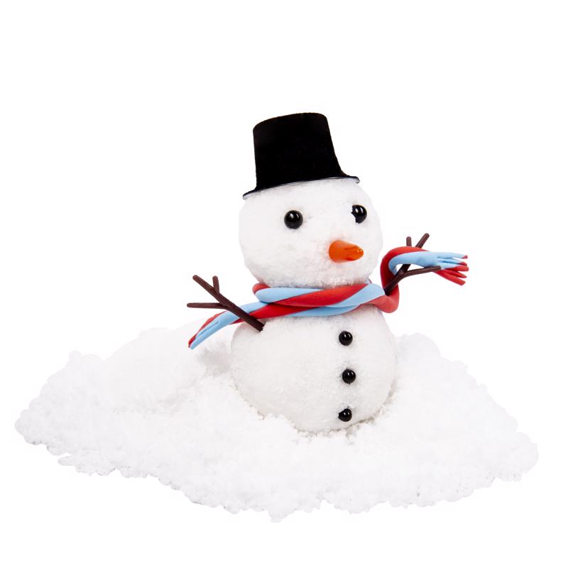 Fizz Make Your Own Desktop Snowman Craft Set Multicolored, Pack of 6
