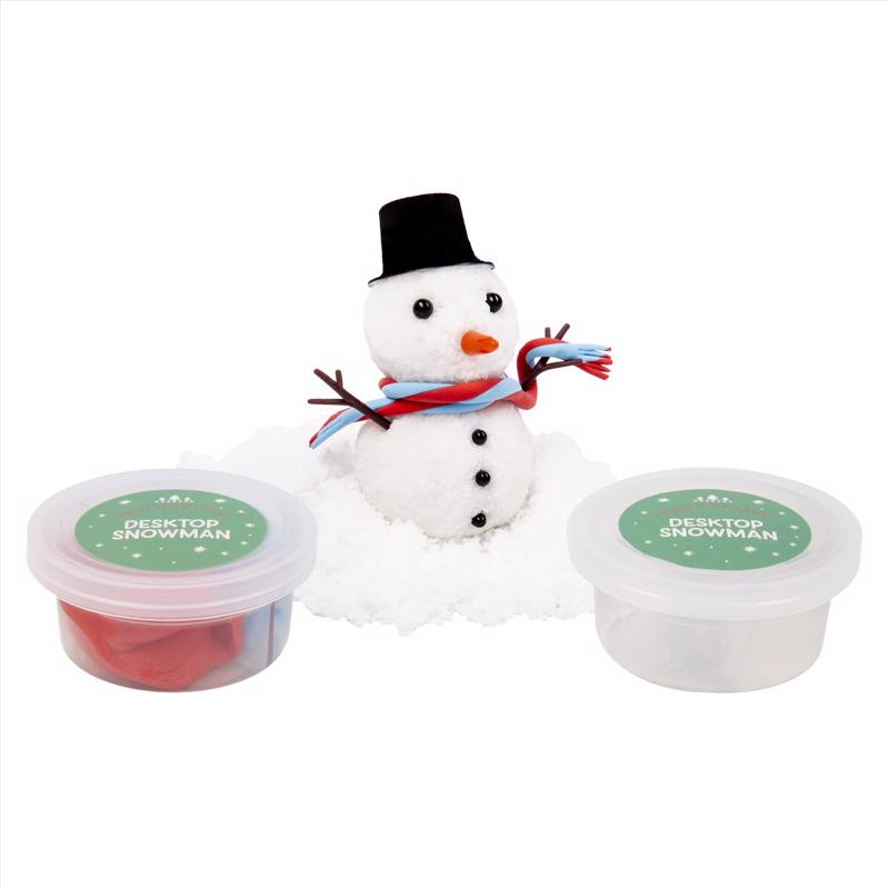 Fizz Make Your Own Desktop Snowman Craft Set Multicolored, Pack of 6