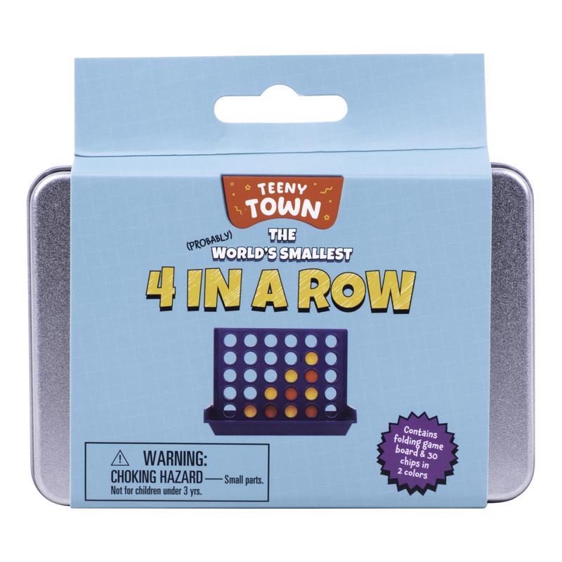 Fizz Teeny Town 4 in a Row Game Toy Multicolored, Pack of 6