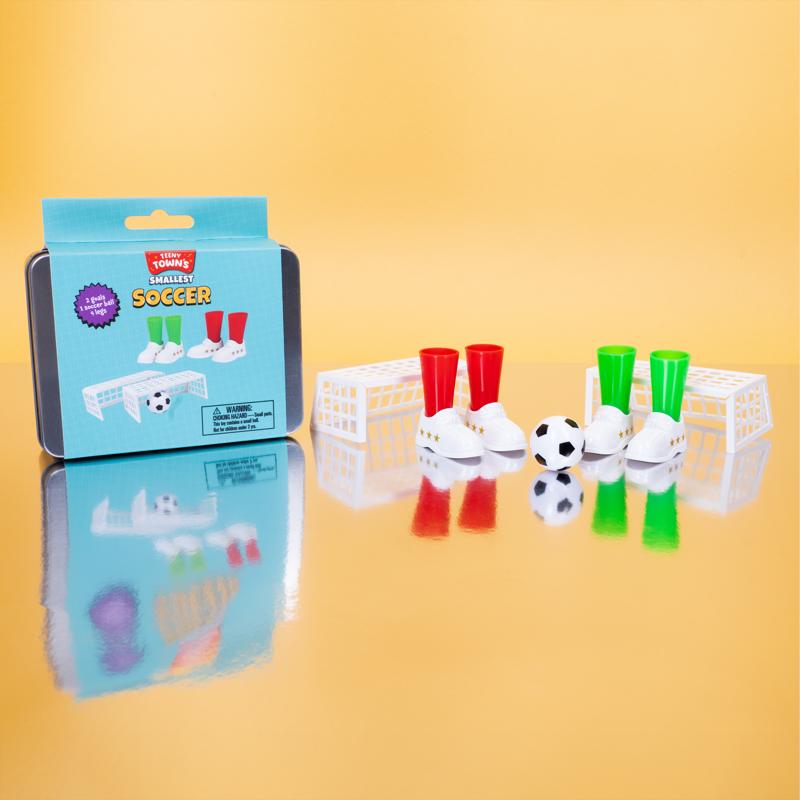 Fizz Teeny Town Soccer Game Multicolored, Pack of 6