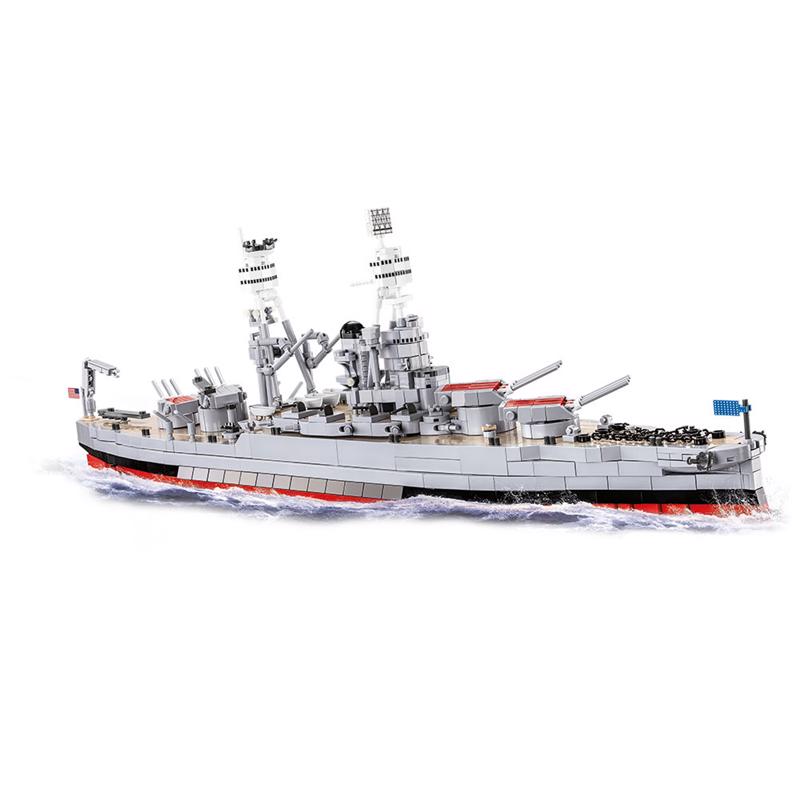 COBI World War II USS Arizona Battleship Block Set Multicolored 2046 pc