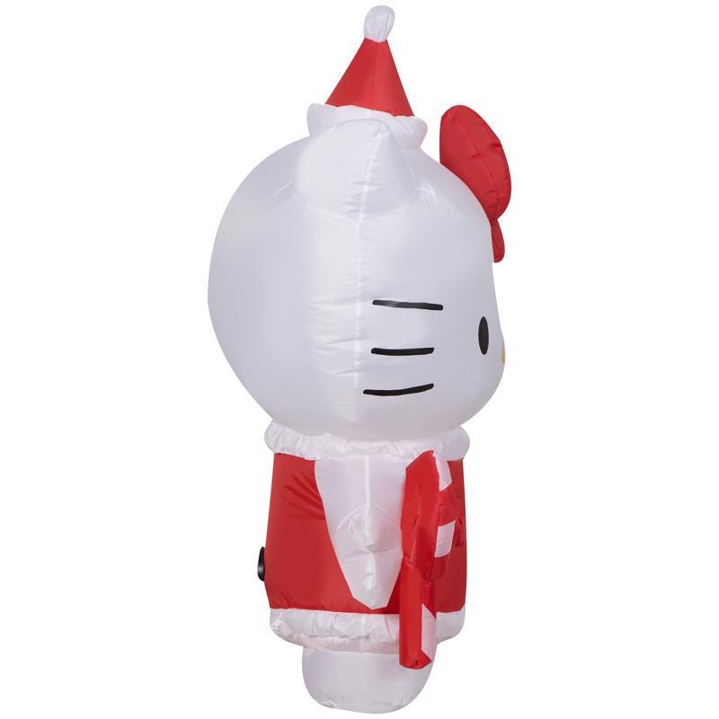 Hello Kitty Airblown LED Hello Kitty in Holiday Dress 4 ft. Inflatable
