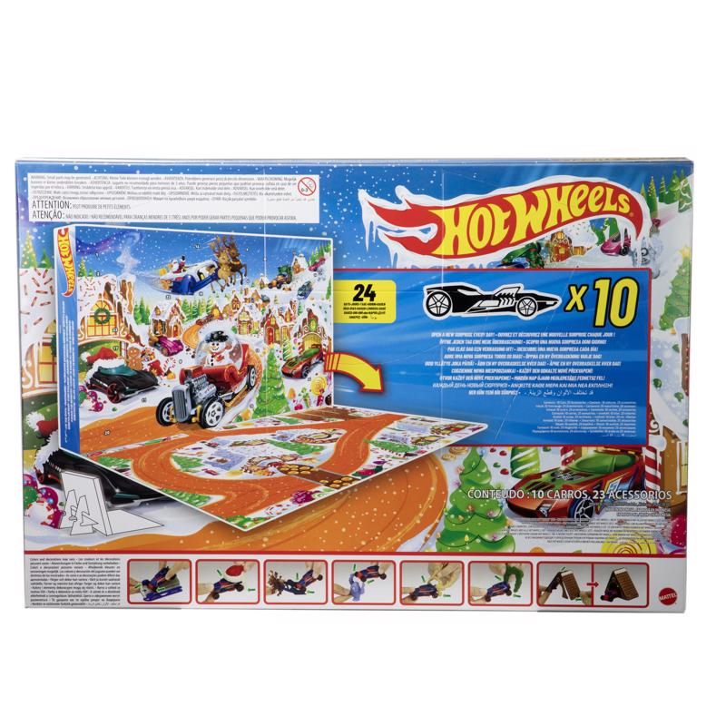 Hot Wheels Advent Calendar Multicolored 24 pc
