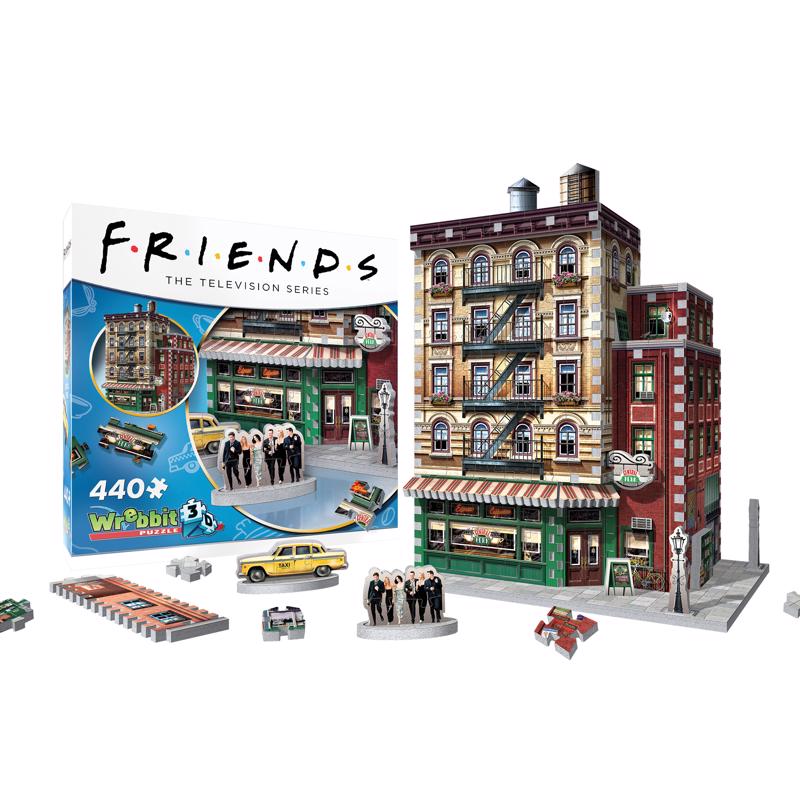 Wrebbit3D Friends Central Perk 3D Jigsaw Puzzle Multicolored 440 pc