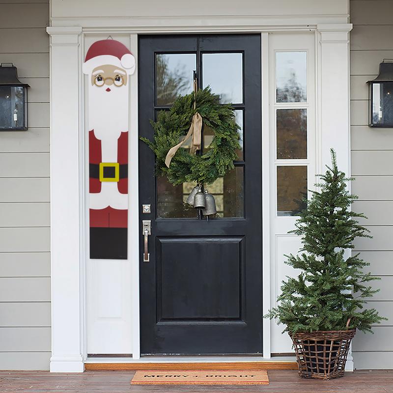 Dyno Multicolored Santa & Snowman Porch Sign 40 in., Pack of 6