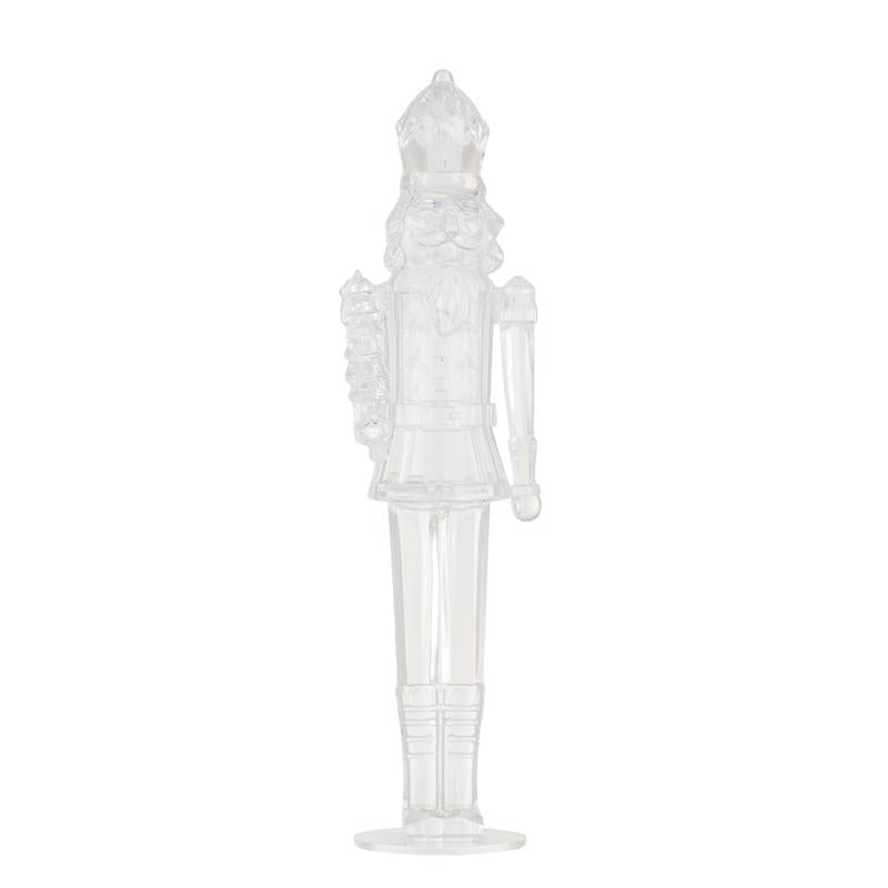 Creative Co-Op Clear Nutcracker Table Decor 11 in., Pack of 6