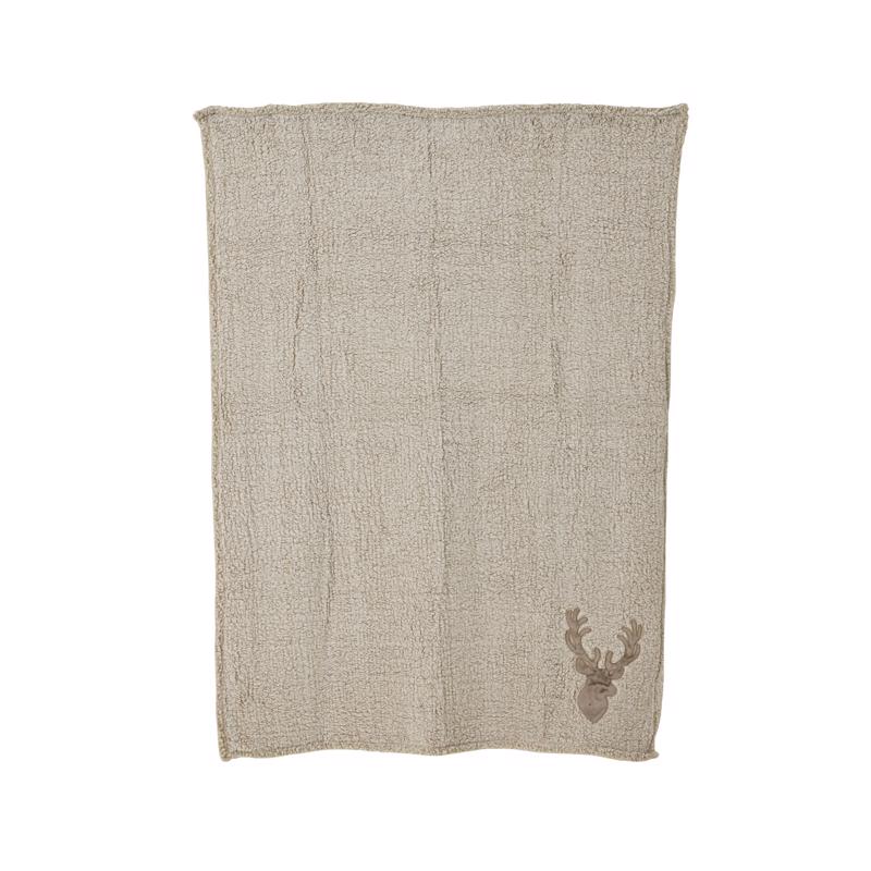 Decoris Reindeer Blanket 1 pk, Pack of 8