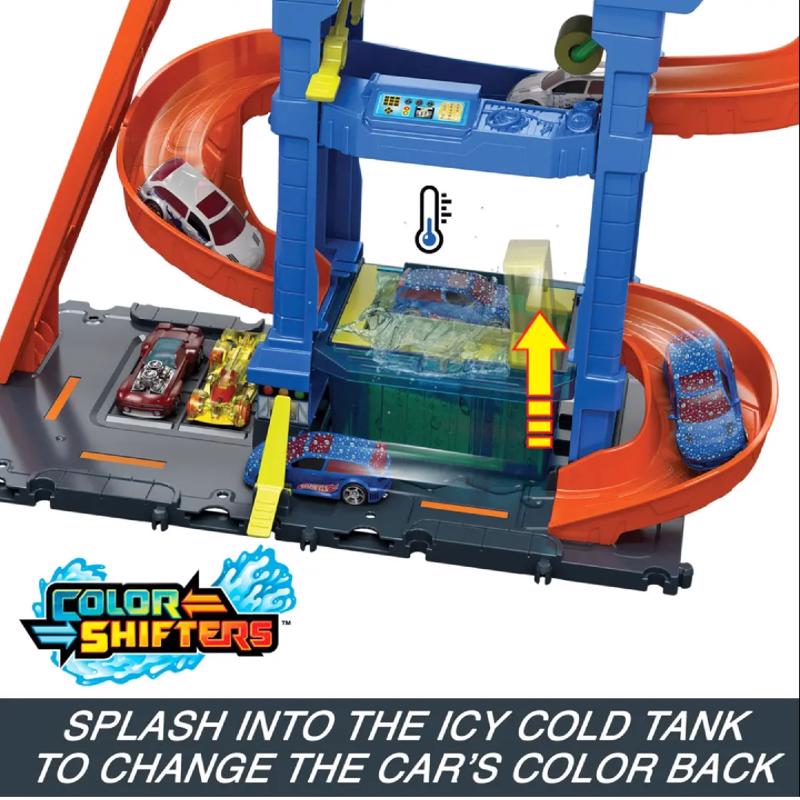 Hot Wheels City Tunnel Twist Car Wash Multicolored 18 pc
