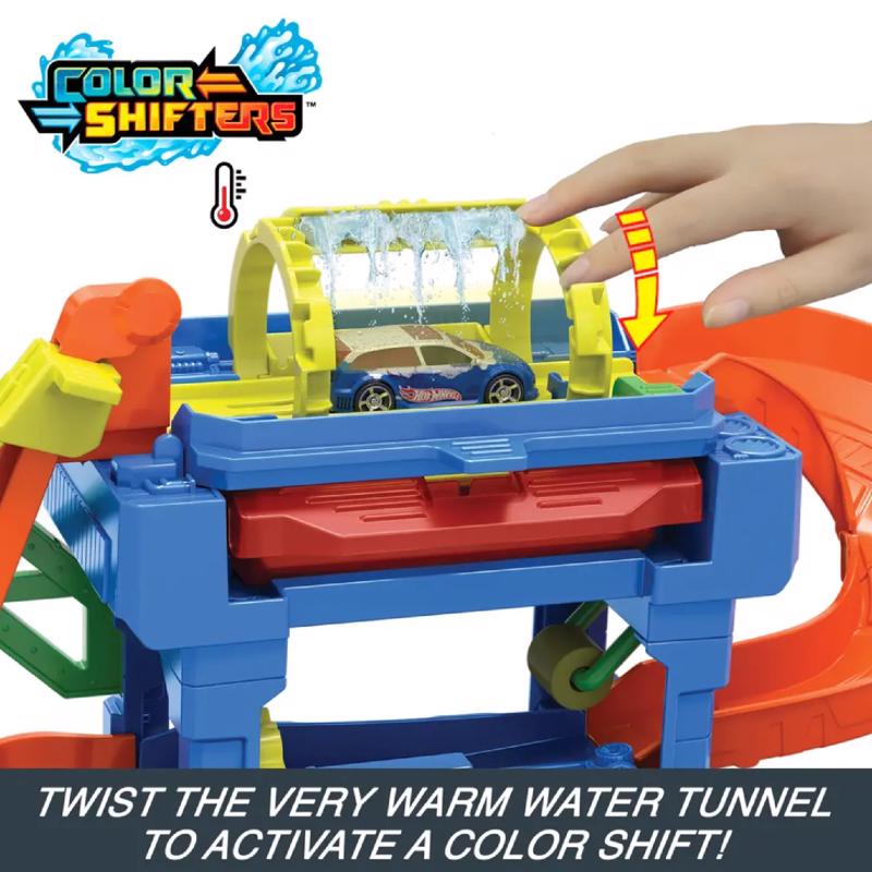 Hot Wheels City Tunnel Twist Car Wash Multicolored 18 pc