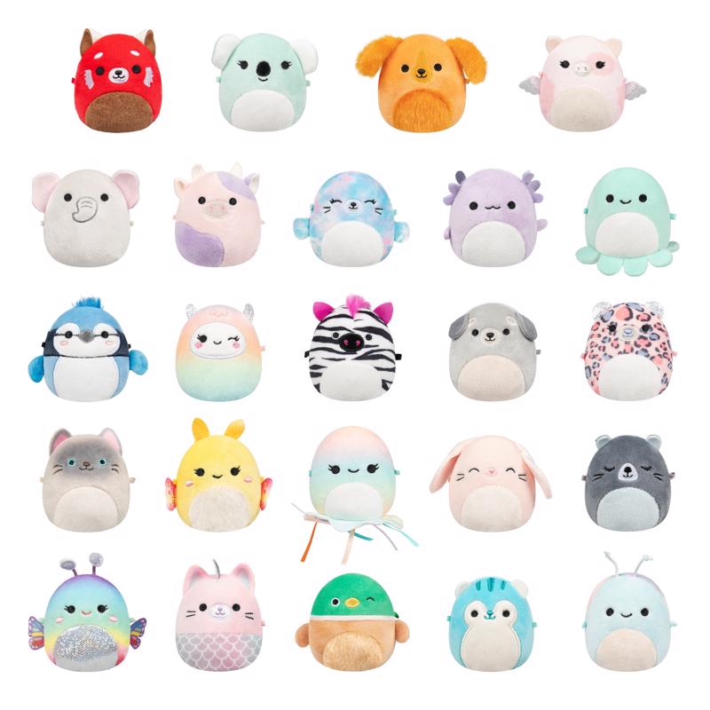 Squishmallows Mystery Squad Micromallow Multicolored, Pack of 24
