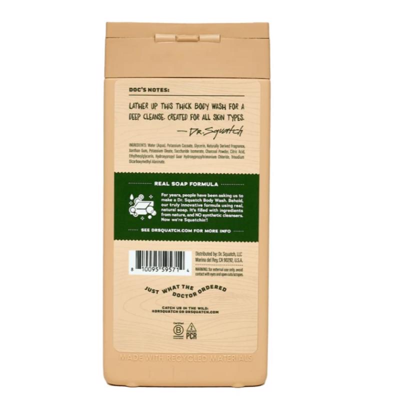 Dr. Squatch Pine Tar Scent Body Wash 14 fl. oz. 1 pk