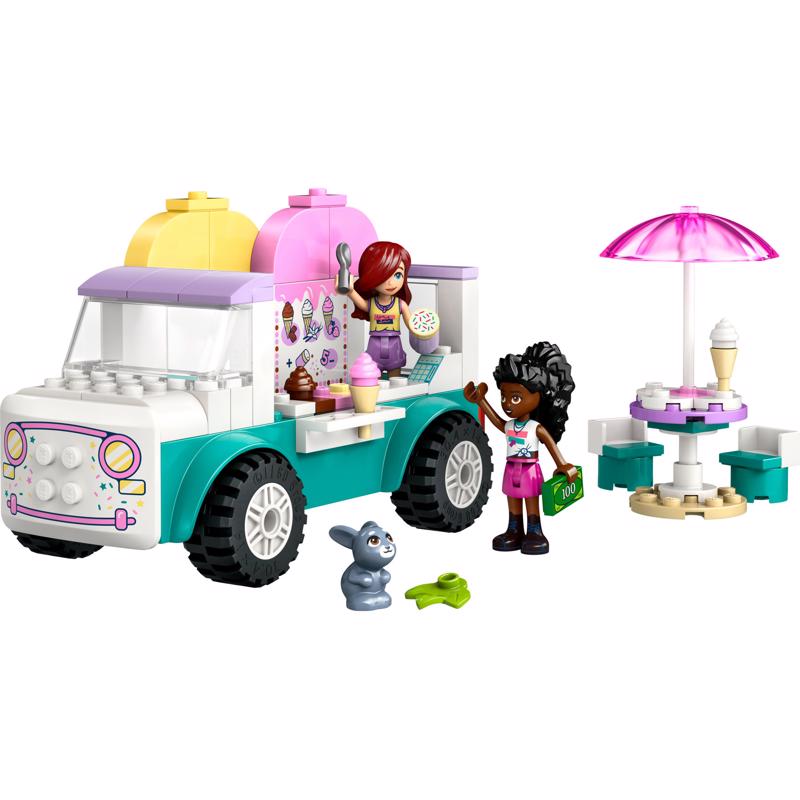 LEGO Friends Heartlake City Ice Cream Truck Building Set Multi 92 pc
