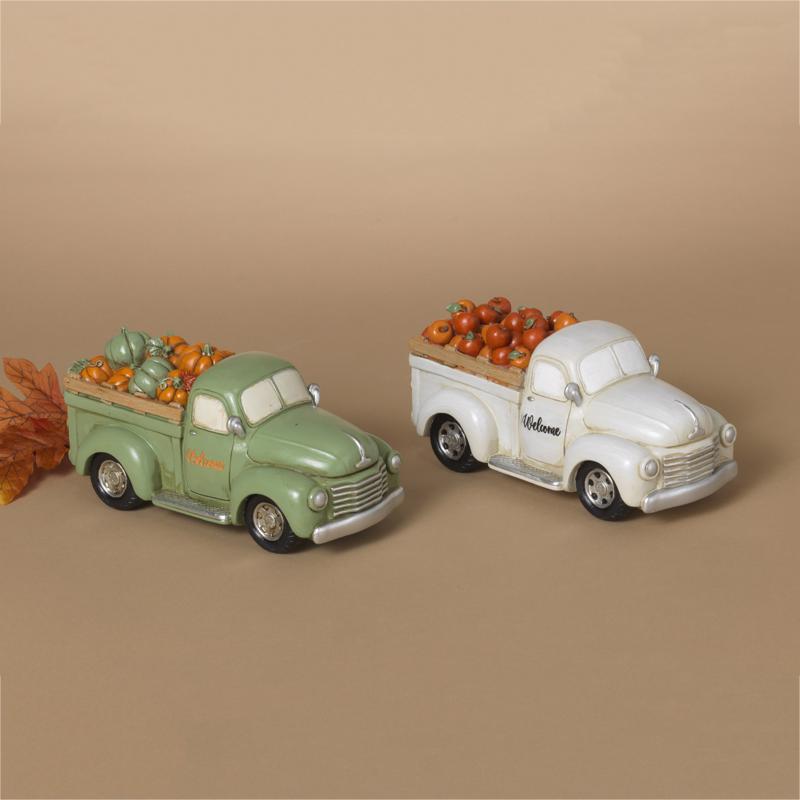Gerson 8 in. Harvest Truck Fall Decor, Pack of 12