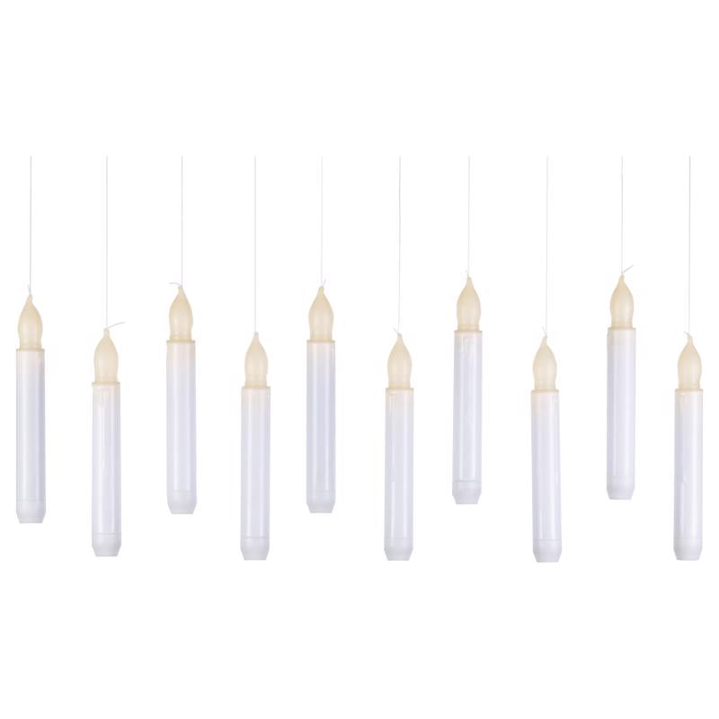 Gerson 7 in. Floating Candle Light String Fall Decor, Pack of 6