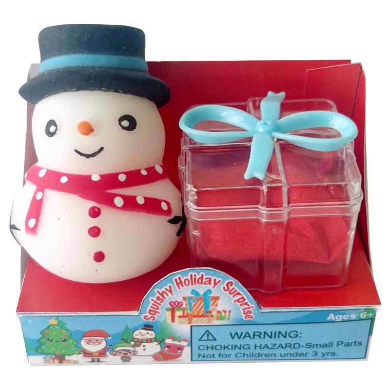 Zorbitz Holiday Surprise Squishy Fidget Toy Multicolored 1 pc, Pack of 12