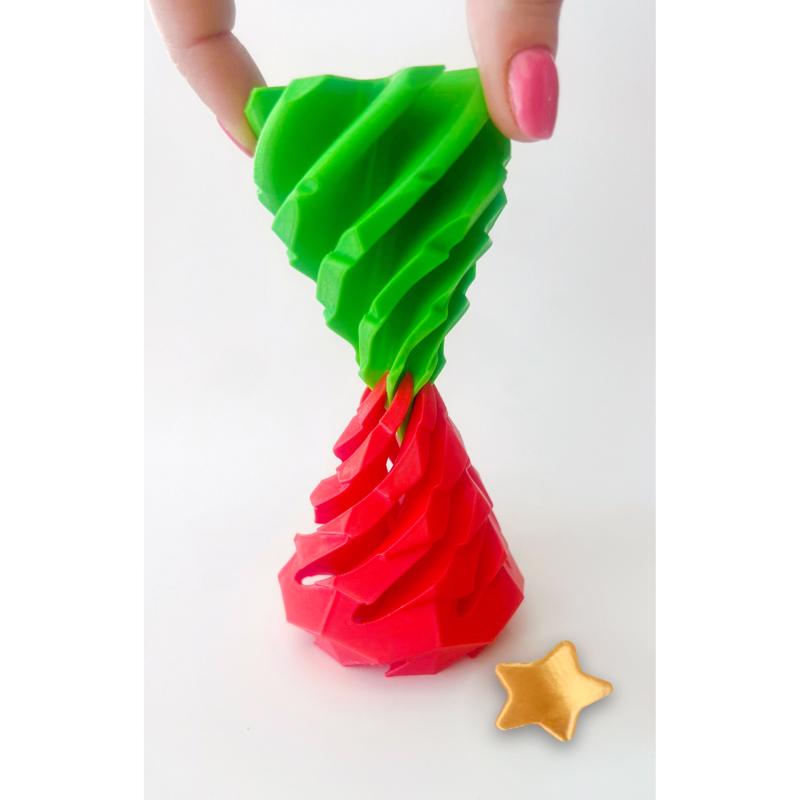 Zorbitz Twiddle Twiddle Twister Fidget Toy Pink/Red, Pack of 12