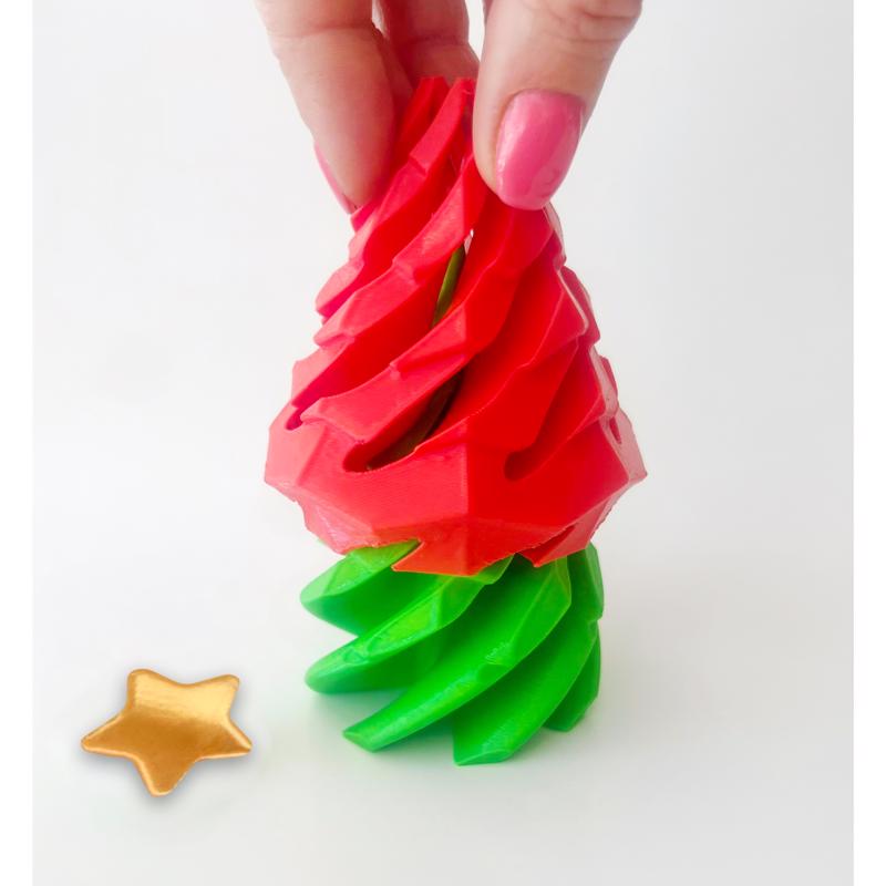 Zorbitz Twiddle Twiddle Twister Fidget Toy Pink/Red, Pack of 12