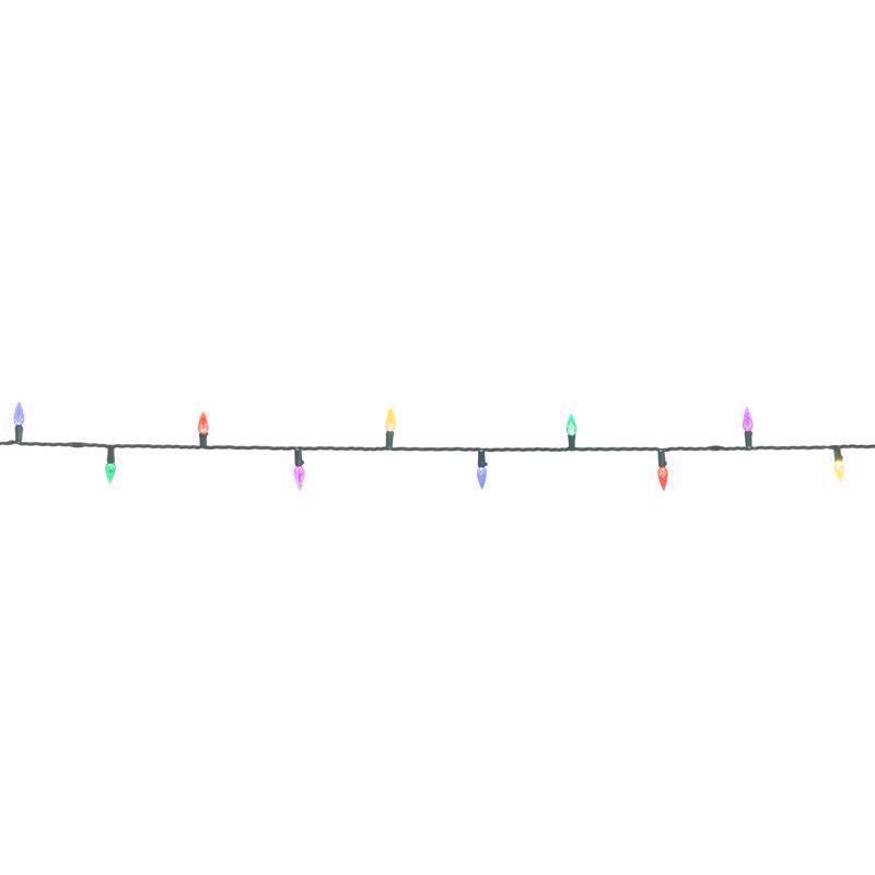 Celebrations Classic LED C6 Multicolored 100 ct String Christmas Lights 24.75 ft.