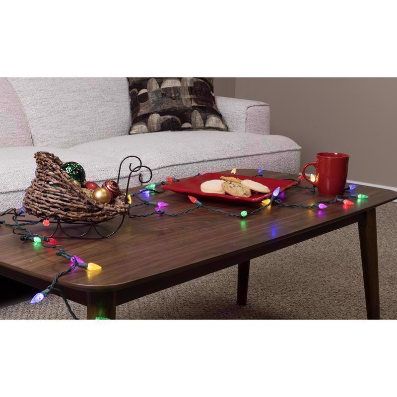 Celebrations Classic LED C6 Multicolored 100 ct String Christmas Lights 24.75 ft.